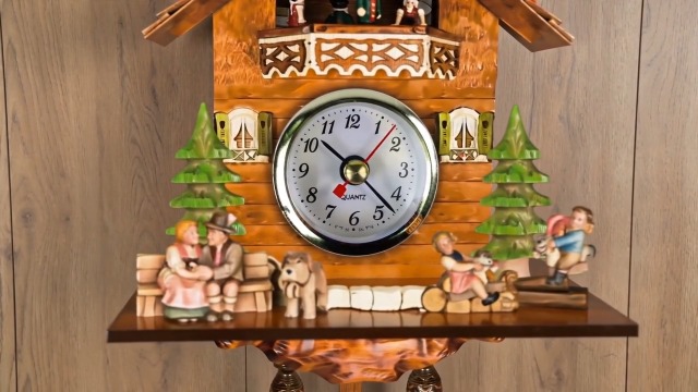 Amazon.com: AUNMAS Antique Wooden Cuckoo Clock, Auto Swing